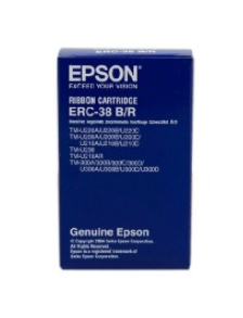 爱普生(EPSON)ERC-38B/R 黑/红双色色带架（包含芯）