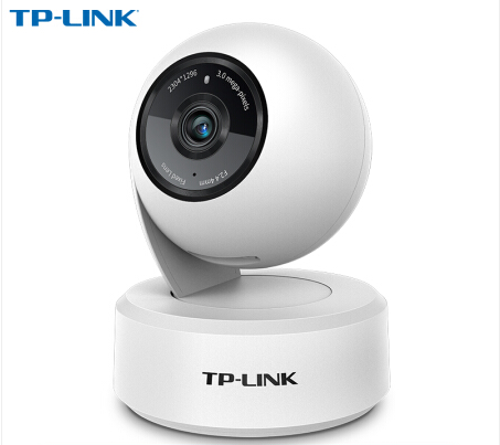 TP-LINK 无线监控摄像头 300万高清云台 家用网络智能安防家庭监控 360度全景wifi手机远程TL-IPC43AN-4 霜白