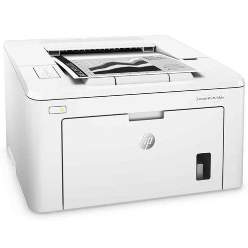 惠普（HP）LaserJet Pro M203dw 黑白激光打印机 自动双面打印 WiFi无线直连 白色